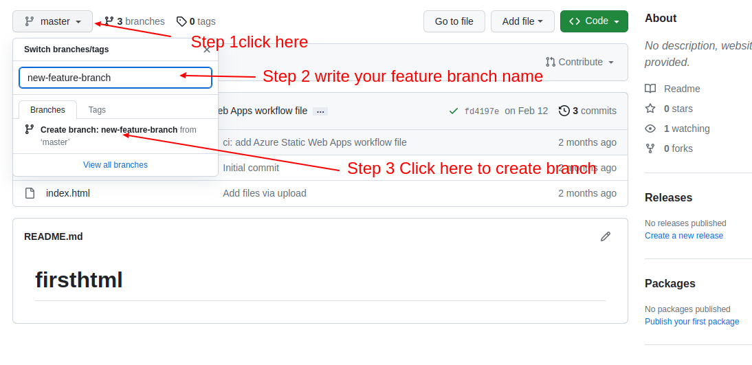 Git how to create a branch - CreatesWowTech